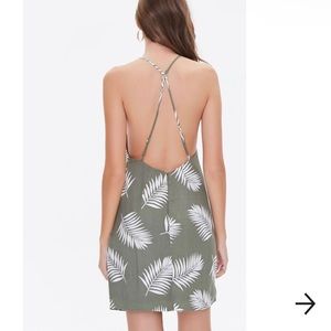 Tropical Print Mini Dress